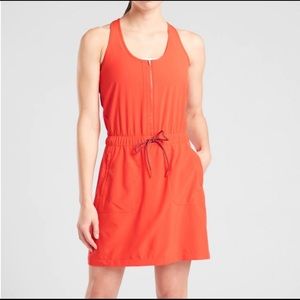 Athleta Expedition Dress NWOT 6 Vermillion Red